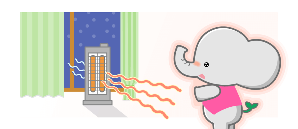 冷気が入る場所に設置する